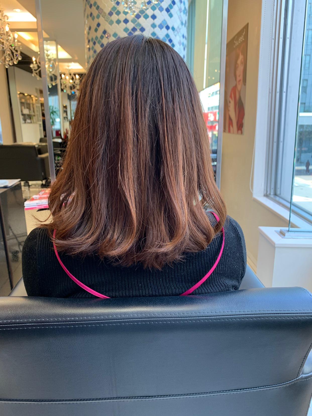 Hair Color Satu Warna Sedang